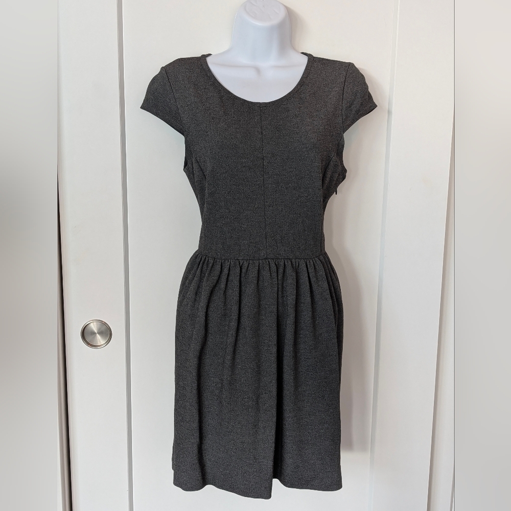 Madewell Charcoal Mini Dress With Pockets